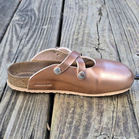 Birkenstock Girls Dorian Clog Metallic Rose Gold, Size 34 EU - Picture 8 of 12